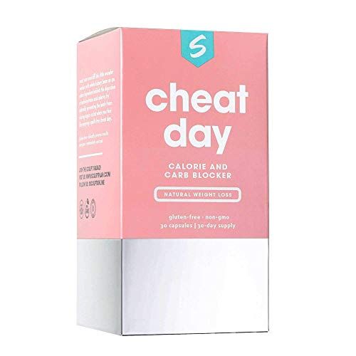 Cheat Day Calorie Carb Blocker, 30 Count 1-Month Supply