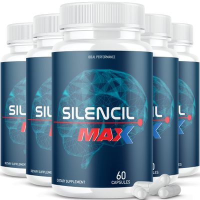 IDEAL PERFORMANCE 5 Pack Silencil Tinnitus Max Supplement Pills Silencio Silencile 300 Capsules