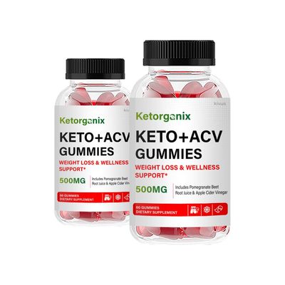 kivus Ketorganix Gummies - Ketorganix Keto ACV Gummies 2 Pack, 120 Gummies