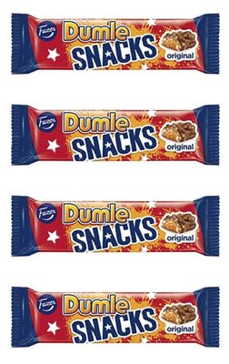 Fazer Dumle snacks Chocolate 4 bars of 40g