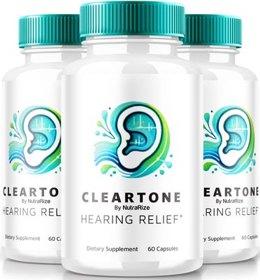 NutraRize 3 Pack ClearTone Tinnitus, Clear Tone Pills for Hearing, ClearTone Pills Supplement for Overall Ear Health, Official Auditory Support Capsules, ClearTones Review 180 Capsules