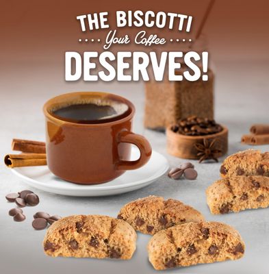 Cooper Street Italian Biscotti Cookies - Twice Baked Biscotti Cookies  Cinnamon Chocolate Chip  Crispy, Light and Healthy Cookies  Peanut &amp; Dairy Free  5oz  6 Pack