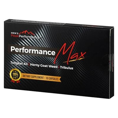 Masculinity Maximiser Supplement for Men - Energy, Endurance Stamina Support for Improved Performance with Horny Goat Weed, Ashwagandha, Tongkat Ali Maca - 10 Capsules