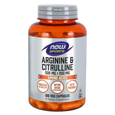 Arginine Citrulline 500250mg - 120 Capsules 2 Pack