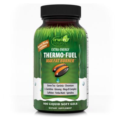 Irwin Naturals Extra-Energy Thermo-Fuel Max Fat Burner 100 Softgel