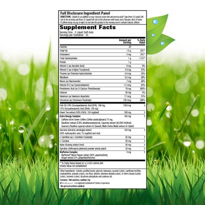 Irwin Naturals Extra-Energy Thermo-Fuel Max Fat Burner 100 Softgel
