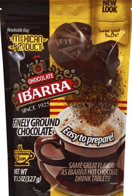 IBARRA MEXICAN CHOCOLATE POWDER HOT COCOA MIX RESEALABLE BAG 11.5 OZ - 0030467000361