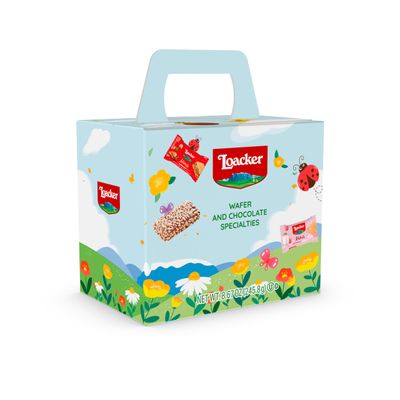 Loacker Spring Gift Box, Premium Wafer Cookies Chocolate Specialties, 245.8g8.67oz