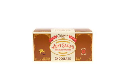 Aunt Sallys Creamy Triple Chocolate Pecan Pralines, Box of 12
