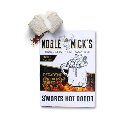 Noble Micks Passion Fruit Margarita Drink Mix, Bundle of 6 Packets, 45 Cal, Made in USA, Single Serve Craft Cocktails, Net Wt 0.42 oz Per Packet Smores Hot Cocoa