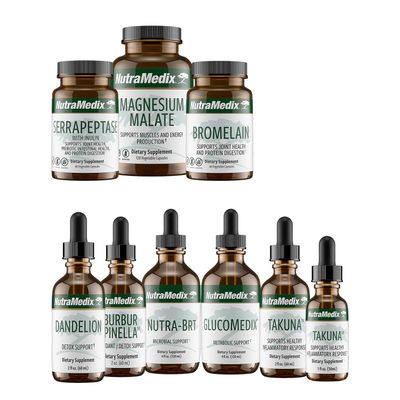 NutraMedix Herbal Supplements for Full Body Detox, Cleanse Energy Support - Cowden Support Program, Month 2 - Sweet Leaf Stevia Cats Claw Extract, Burbur Pinella More