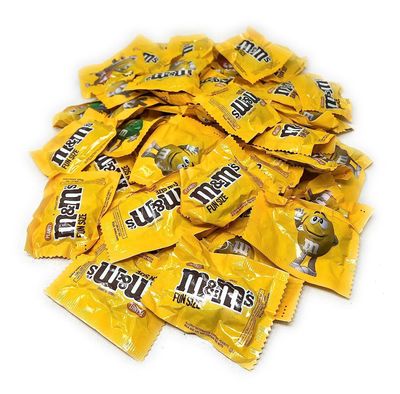 MMs Peanut Chocolate Fun Size Packs American Candy In A Variety Of Fun Colors Bulk Party Mix 1.5 Lbs. 24 Oz