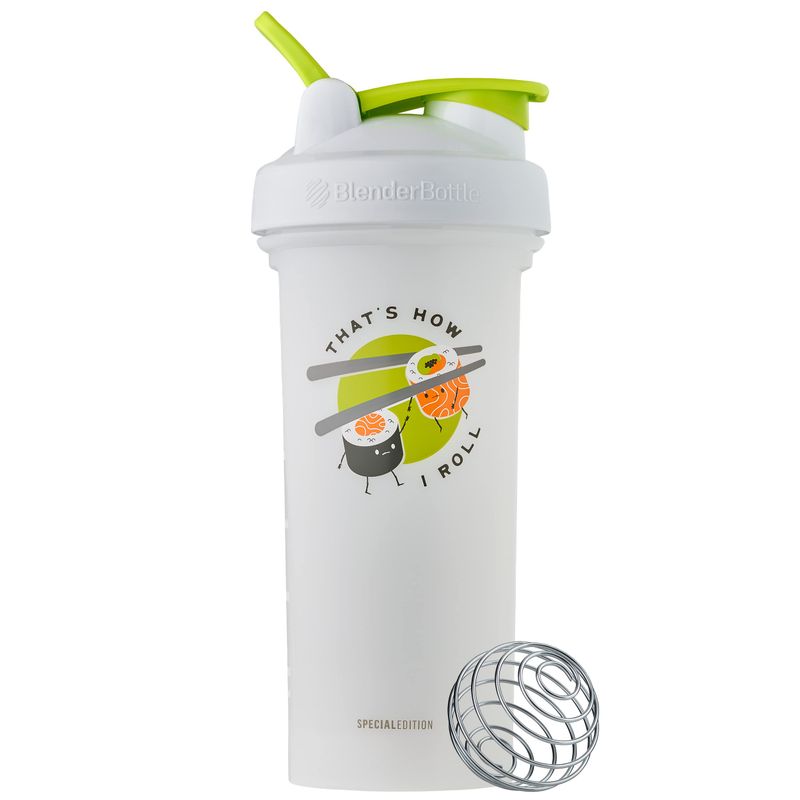 BlenderBottle Just for Fun Classic V2 Shaker Bottle Perfect for Protein Shakes and Pre Workout, 28-Ounce, Thats How I Roll