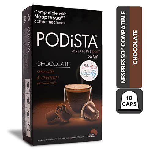 Hot Chocolate Original-Line Nespresso Compatible Capsules Hot Cocoa Pods - Smooth Creamy - 10 Pod Package