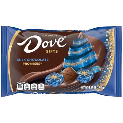 DOVE PROMISES Milk Chocolate Christmas Candy Gifts, 8.87 oz Bag