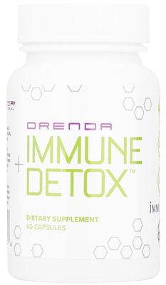Orenda Immune Detox - Specialized Formula with Calcium d-Glucarate, Beta 1,3 Glucans IMMUSE for Wellness and Balance - 60 Capsules