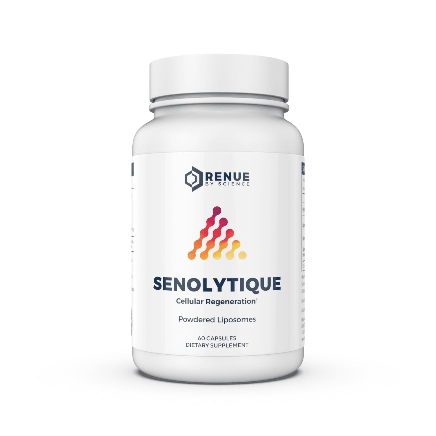 Renue By Science Senolytique Senolytic Supplements 60 Capsules with Fisetin 35mg Quercetin 78mg Spermidine 3mg per Serving Liposomal Formula Manufactured in The USA Third-Party Tested
