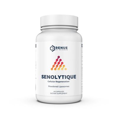 Renue By Science Senolytique Senolytic Supplements 60 Capsules with Fisetin 35mg Quercetin 78mg Spermidine 3mg per Serving Liposomal Formula Manufactured in The USA Third-Party Tested