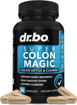 Colon Cleanser Detox for Weight Flush - 15 Day Colon Cleanse Pills Probiotic - Fast Natural Laxative, Constipation Relief, Bowel Movement Supplements for Intestinal Stomach Bloating Gut Loss Support