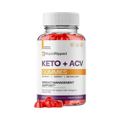 Mega Hits Rapid Ripped Keto ACV Gummies, 60 Count, 1 Pack
