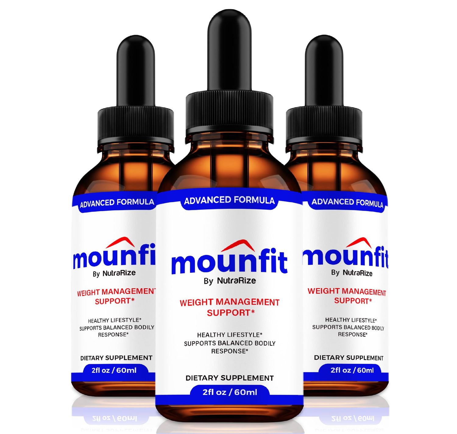 NutraRize 3 Pack Mounfit Drops, Official Moun Fit Liquid Droppers, All-Natural Liquid Formula to Support Healthy Lifestyle and Lasting Energy, Premium Mounfit Support Gotas Review 90 Servings