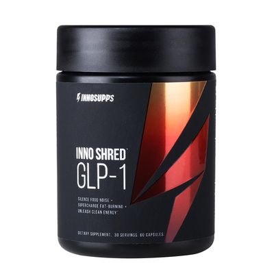 InnoSupps Inno Shred GLP-1 Thermogenic Fat-Burner Appetite Metabolism Support Energy Performance Berberine Chromium 60 Capsules. 30 Servings.