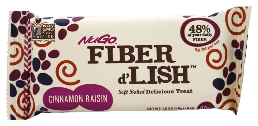 NuGo Fiber dLish, Cinnamon Raisin, 25.4 oz, 16 ct