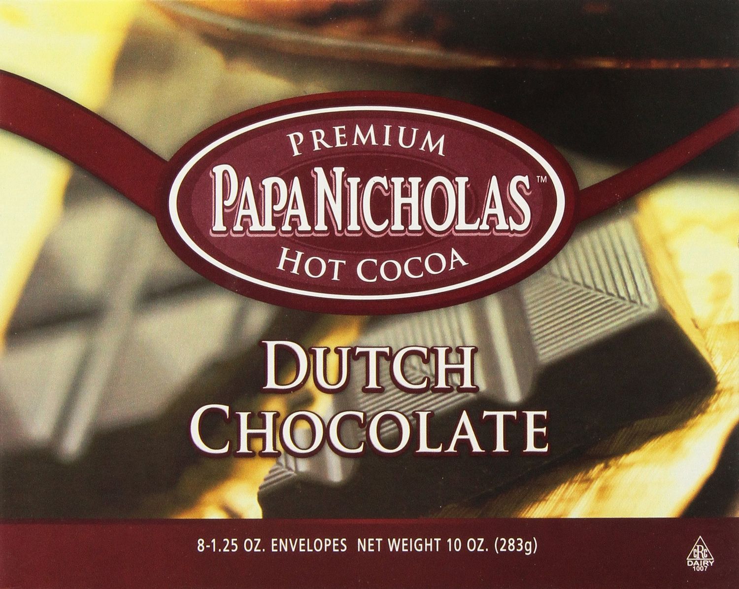 PapaNicholas Coffee Dutch Chocolate Hot Cocoa, 8 Count Pack of 12