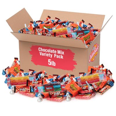 Easter Candy Variety Pack Bulk 5lb - Individually Wrapped Chocolate Candy Assortment for Easter Baskets, Egg Hunts, Spring Parties, and Candy Dishes - Festive Seasonal Treats for Sharing and Gifting