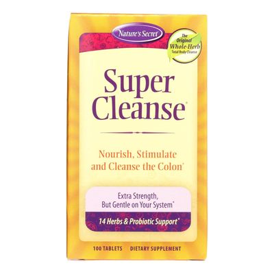 Natures Secret Super Cleanse - 100 Tablets