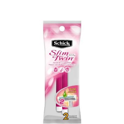 Schick Slim Twin Disposable Double Blade Razors 2 pk