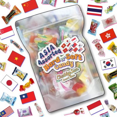 ChubbySun Snack Box Hard n&#39; Soft Candy Assorted (Asia Assorted, 8 oz)