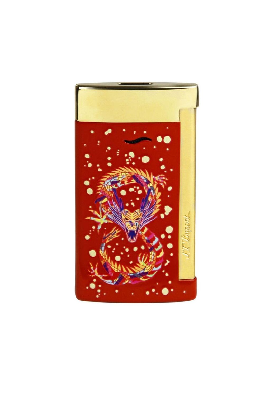 S. T. Dupont Slim 7 Jet Lighter, Burgundy, 027776