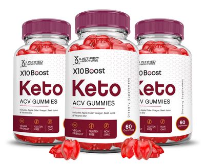 3 Pack X10 Boost Keto ACV Gummies Advanced Formula 1000MG X 10 Boost Keto Gummies Apple Cider Vinegar Boost Formulated with Pomegranate Beet Juice Powder B12 Vegan Non GMO 180 Gummys