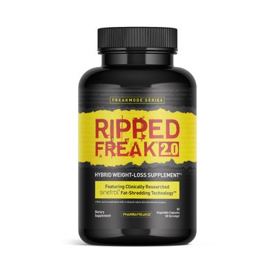 Pharmafreak RIPPED FREAK 2.0 - Hybrid Weight-Loss Supplement - USA - 60ct