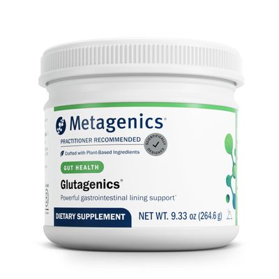Metagenics Glutagenics - For Immune Support, Gut Health Proper Digestion - With L-Glutamine, Aloe Powder DGL - Amino Acid Supplement for Men Women - 60 Servings - 9.33 Oz