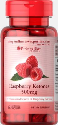 Puritans Pride Raspberry Ketones, 500 Mg, 60 Count