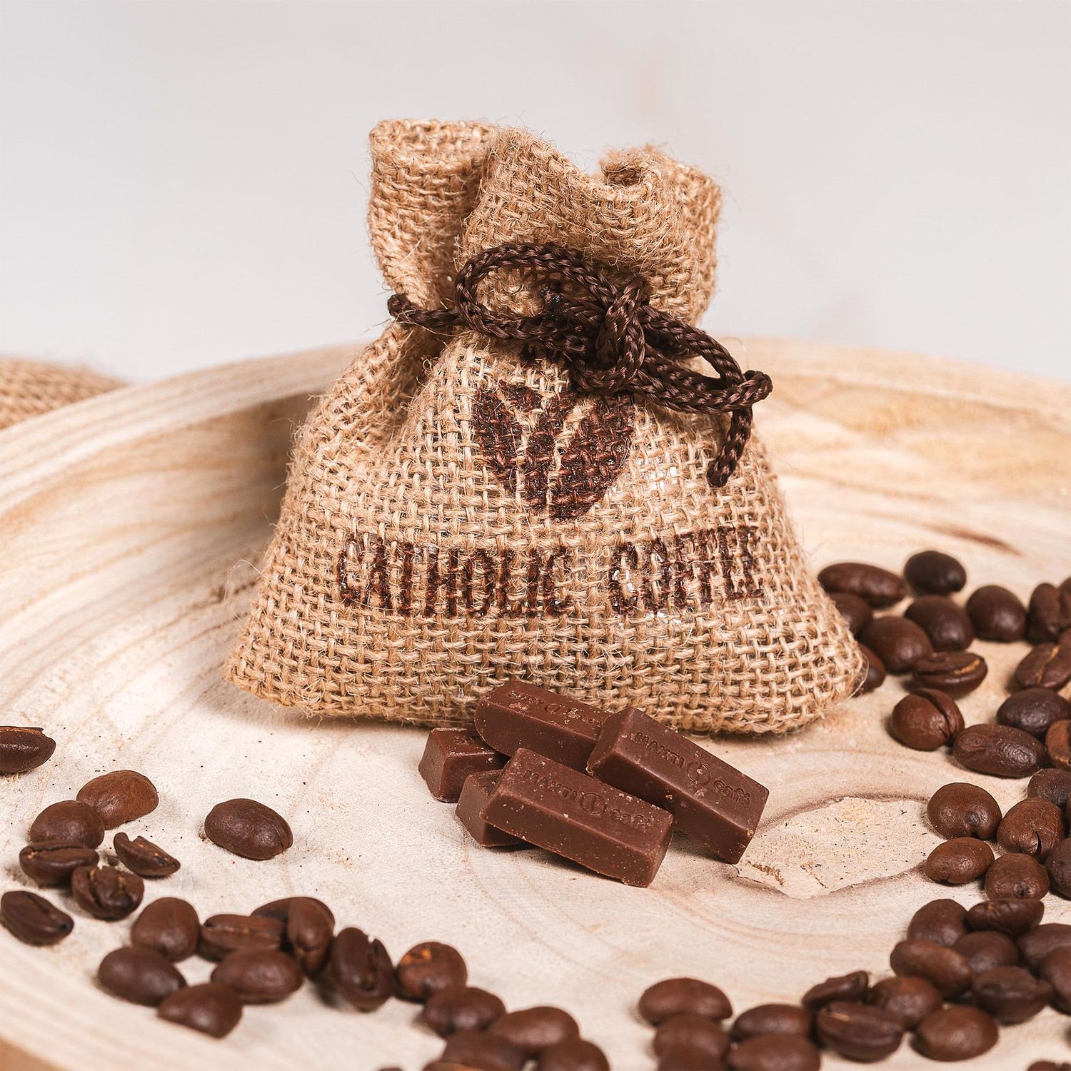 Chocolate Covered Espresso Beans - Gourmet Coffee Snack with Rich Dark Chocolate Crunchy Espresso - Perfect Catholic Gift Energy Boost Treat