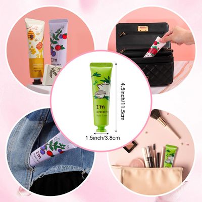 Rxdotrde 40Pack Hand Cream,Mini Hand Lotion for Dry Cracked Hands,Hand Cream Gift Set for Women,Moisturizing Hand Care Cream Stocking Stuffers Gift Set,Natural Plant Fragrance Hand Cream Travel Size