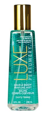 Luxe Perfumery Hair and Body Perfume Mist, Berry Tease, 236 ml (Pack of 1)