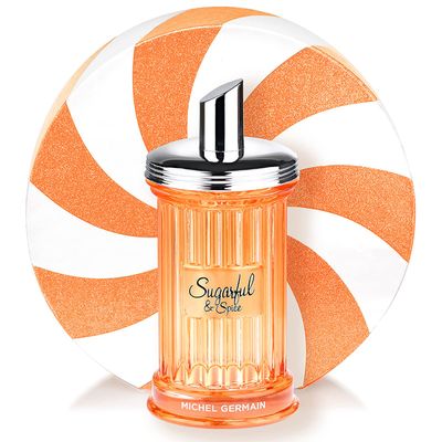 Michel Germain Sugarful Spice Eau de Parfum Spray Women&#39;s Fragrance, Top Notes of Sparkling Blood Orange, Pink Peony, Flirty Playful Gift for Her, 3.4 Fl Oz