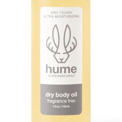 HUME SUPERNATURAL Dry Body Oil Spray - Moisturizing Oil for Dry Skin, After Shower Body Oils for Women and Men, Oil Body Spray, Nourishing, Hydration, Glow, Probiotic, Fragrance Free, 1 Pack