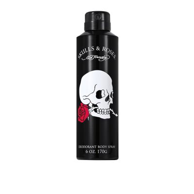 Ed Hardy Skulls Roses Men&#39;s Deodorant Fragrance Body Spray, 6 oz
