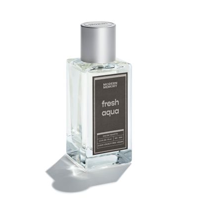 Modern Memory Fresh Aqua Eau de Toilette, Notes of Sea Salt, Citrus, Cypress, and Cedarwood, Safe for Sensitive Skin, Luxury Fragrance, 2.5 fl oz