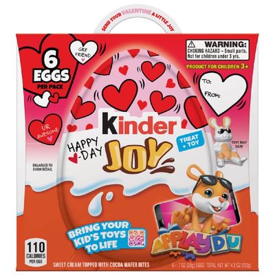 Kinder JOY, Egg - 6 pack, 4.2 Ounce