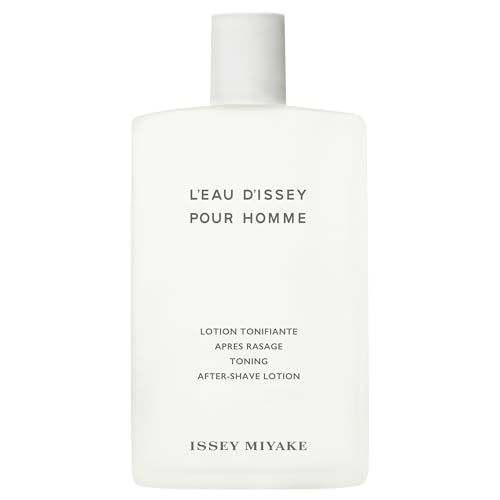 Issey Miyake L&#39;Eau d&#39;Issey Pour Homme After-Shave Lotion for Men - Invigorating Lotion - Softens Skin - With Notes of Yuzu, Nutmeg Sandalwood - 3.3 oz