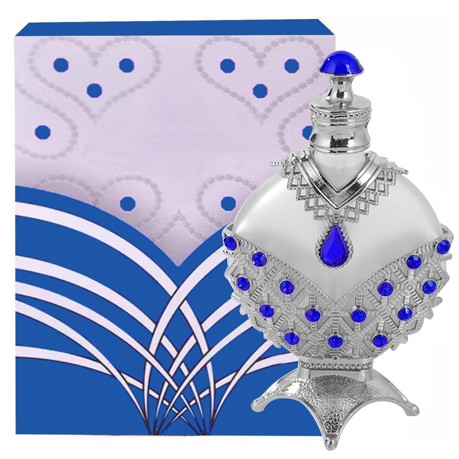 Khadlaj Hareem Al Sultan Blue Concentrated Perfume Oil for Unisex, 1.18 Ounce