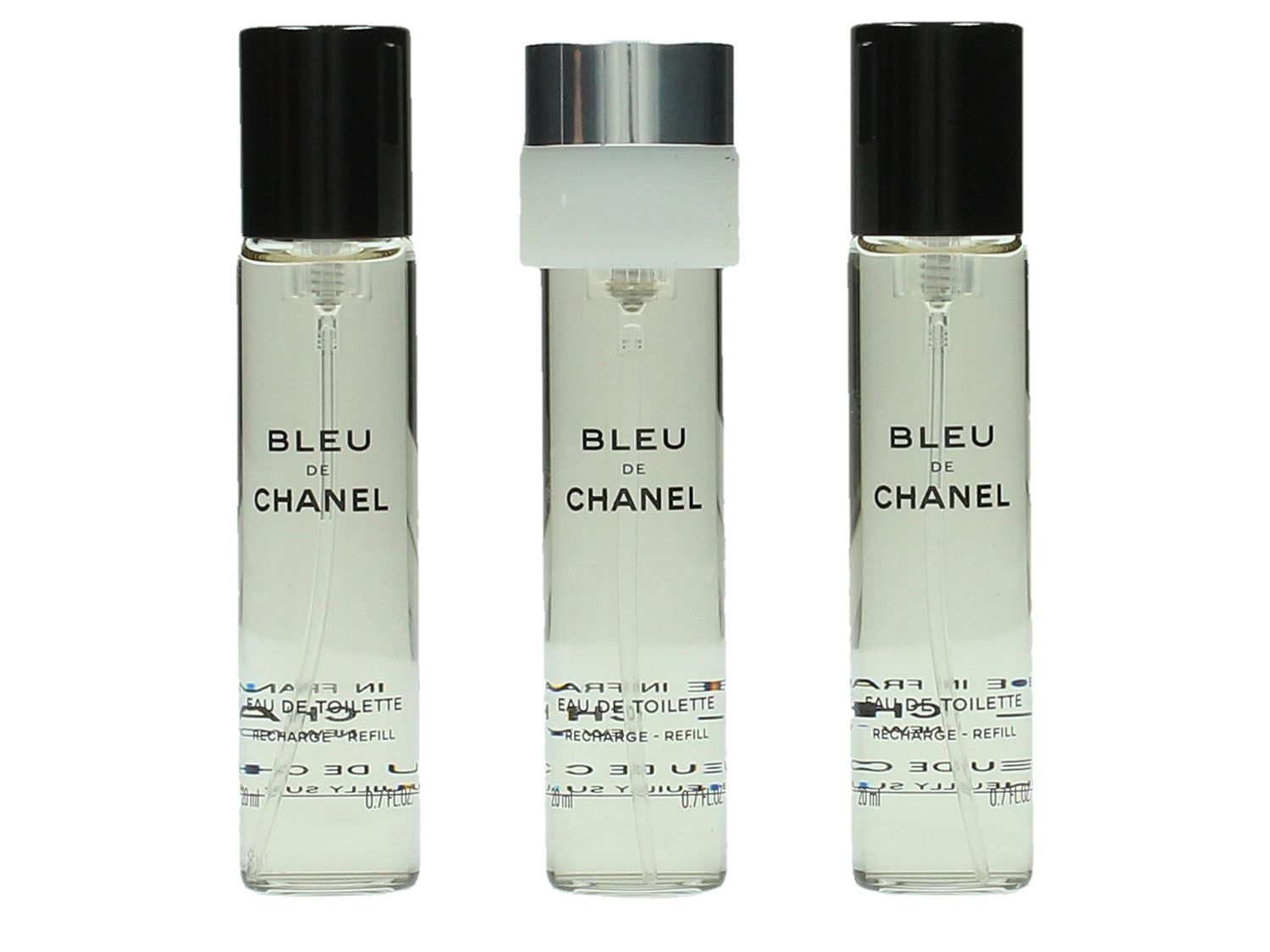 Chanel Bleu De Channel Twist Spray Eau De Toilette Refill 3x20ml