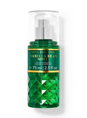 Bath and Body Works VANILLA BEAN NOEL Travel Size Fine Fragrance Mist 2.5 Fluid Ounce