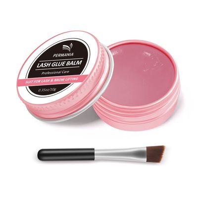 PERMANIA Lash Lift Rod Adhesive, New Brow Lamination Glue Balm, Soft Fragrance Strong Viscosity and Water Solubility for Lash Perm Kit (Peach)